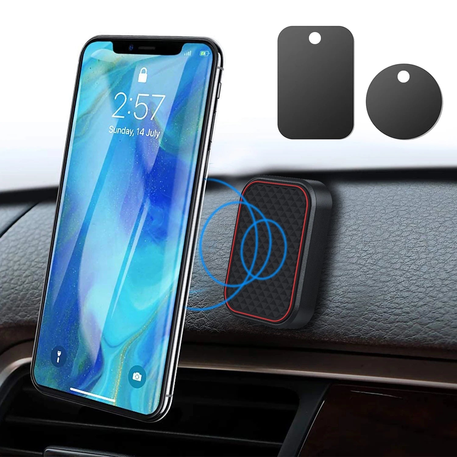 Universal Magnetic Car Phone Holder – Strong Grip & 360° Rotation
