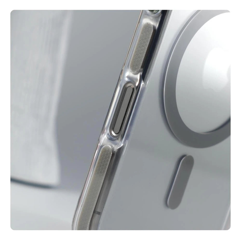 Luxury Magnetic Shockproof Clear Bumper Case for iPhone 17 Pro Max Air 16 15 14 13 12 Plus For Magsafe Lens Protect Stand Cover