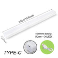 Motion Sensor LED Strip Night Light – Type-C Rechargeable | Cabinet, Wardrobe & Staircase