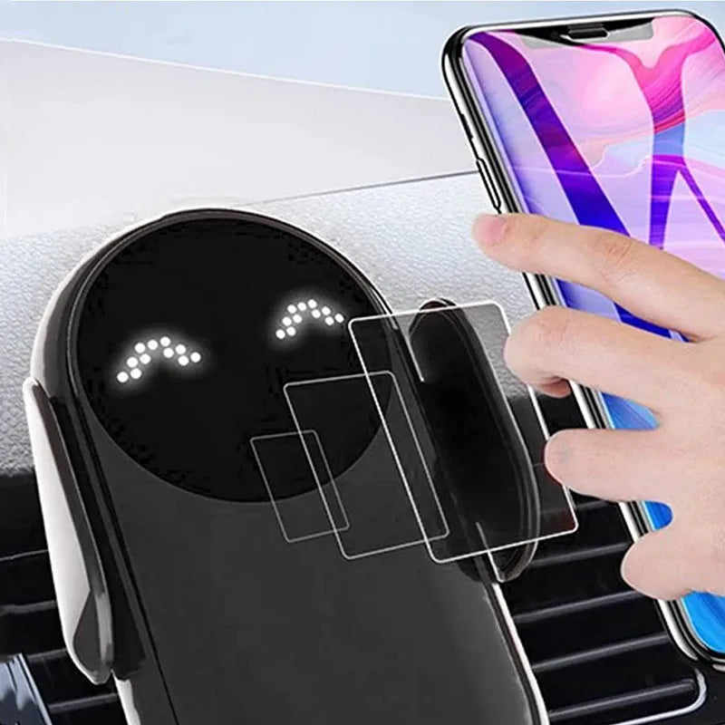 Smart Auto-Clamping Wireless Car Charger Mount