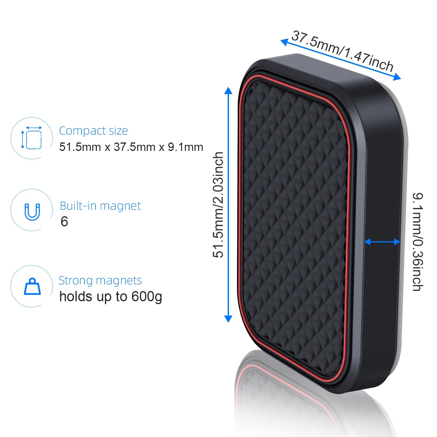 Universal Magnetic Car Phone Holder – Strong Grip & 360° Rotation