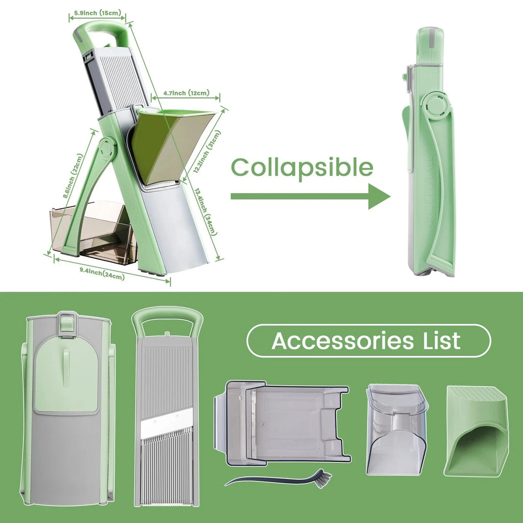 Vegetable Mandoline Slicer & Grater – Professional Kitchen Cutting Tool