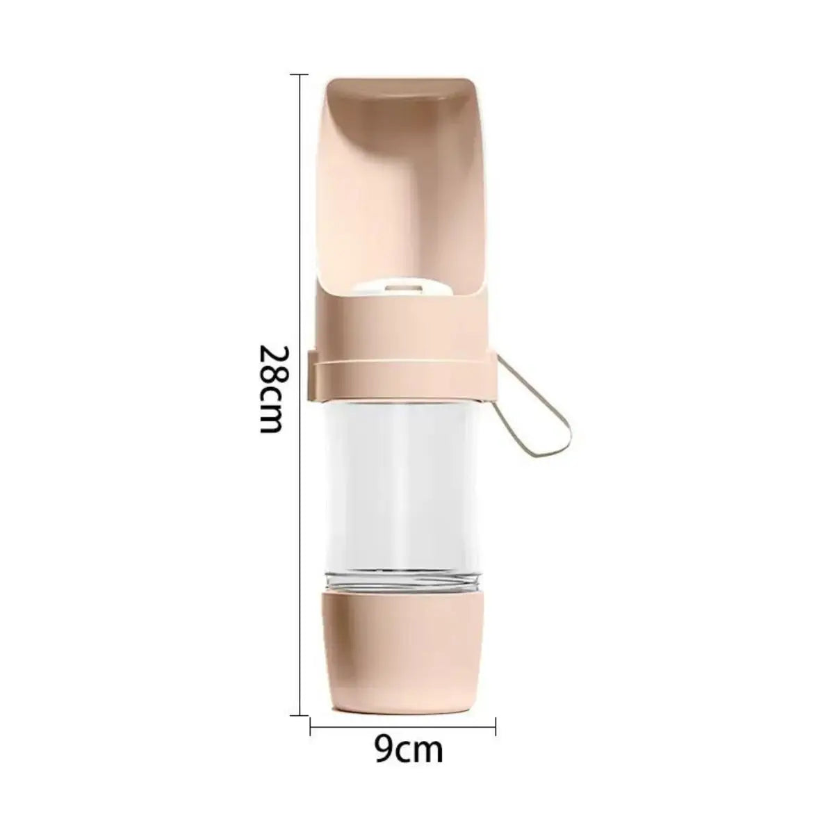 Portable Pet Travel Water Bottle & Food Dispenser
