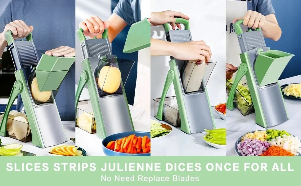 Vegetable Mandoline Slicer & Grater – Professional Kitchen Cutting Tool