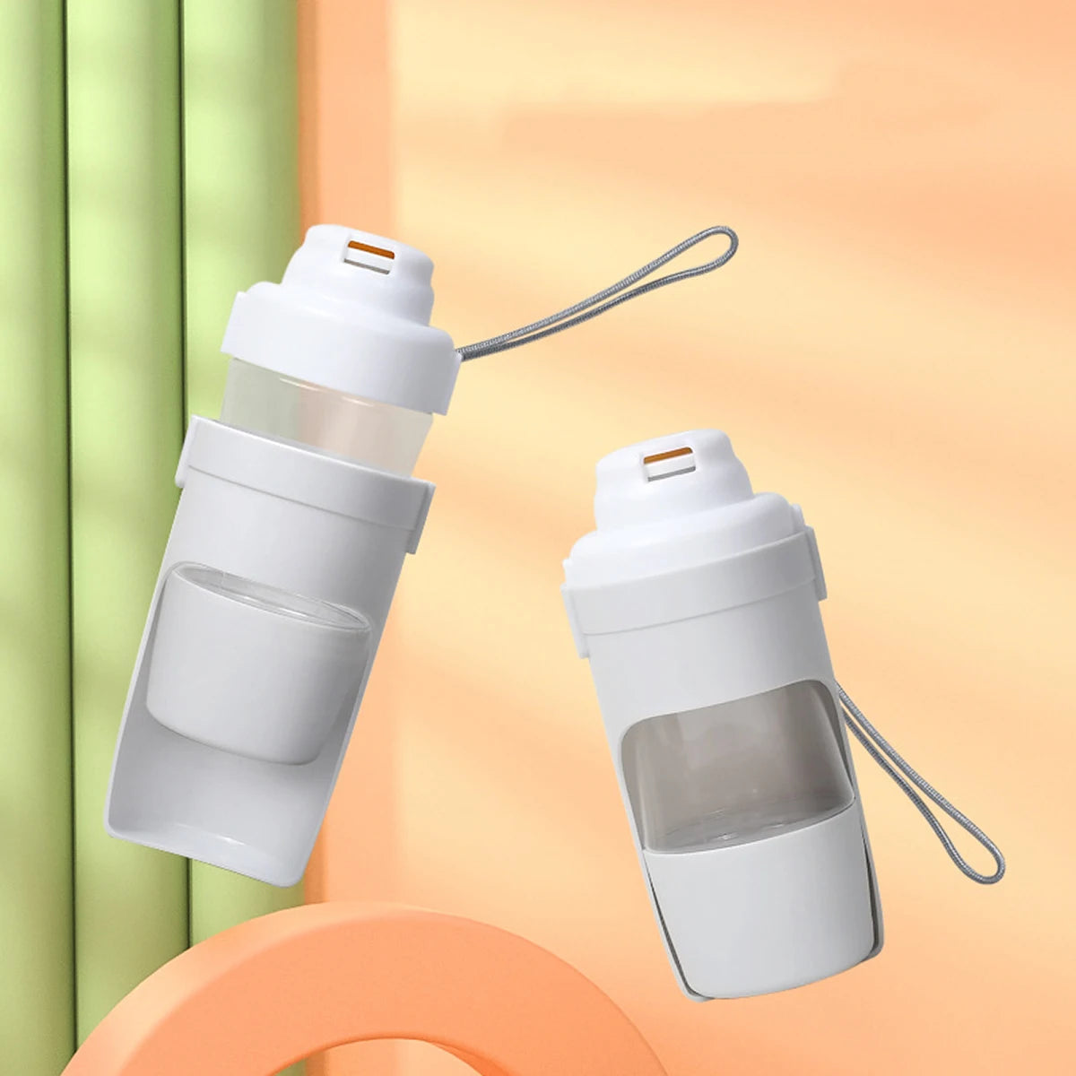 Portable Pet Travel Water Bottle & Food Dispenser