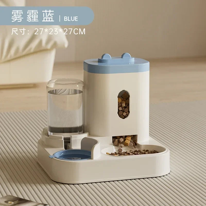 2-in-1 Pet Feeder & Water Dispenser for Cats and Dogs
