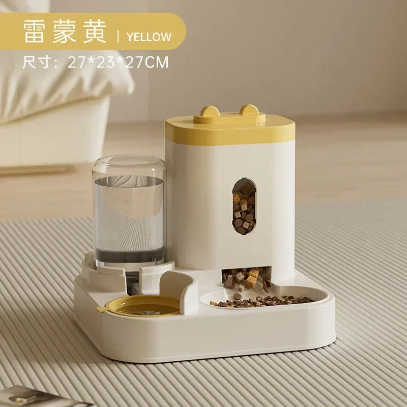 2-in-1 Pet Feeder & Water Dispenser for Cats and Dogs