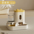 2-in-1 Pet Feeder & Water Dispenser for Cats and Dogs