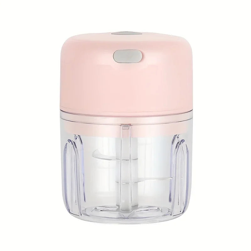 2026 250ml Mini Rechargeable Garlic Chopper Meat Grinder Durable and Sturdy Suitable for Crushing Garlic Chili Onions Minced Mea