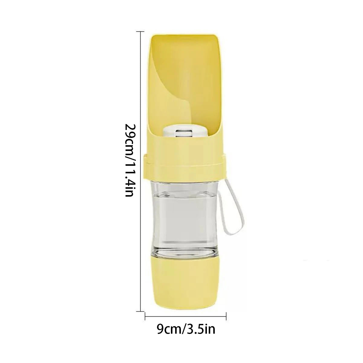 Portable Pet Travel Water Bottle & Food Dispenser