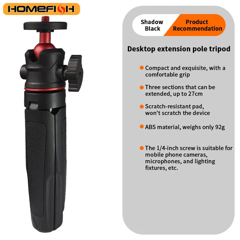 Portable Extendable Tripod & Selfie Stick for Smartphones and Cameras