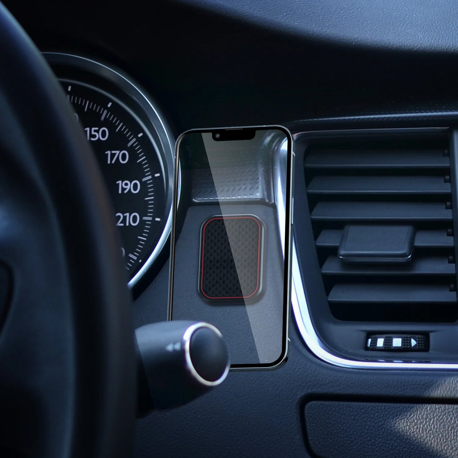 Universal Magnetic Car Phone Holder – Strong Grip & 360° Rotation