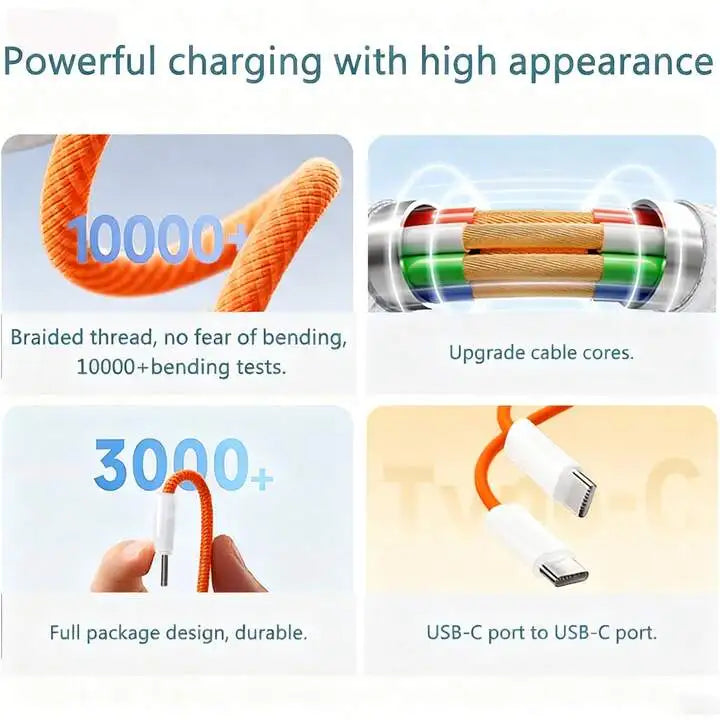 Premium Fast Charging Cable – Durable Braided USB Charger Cable