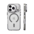 Luxury Magnetic Shockproof Clear Bumper Case for iPhone 17 Pro Max Air 16 15 14 13 12 Plus For Magsafe Lens Protect Stand Cover