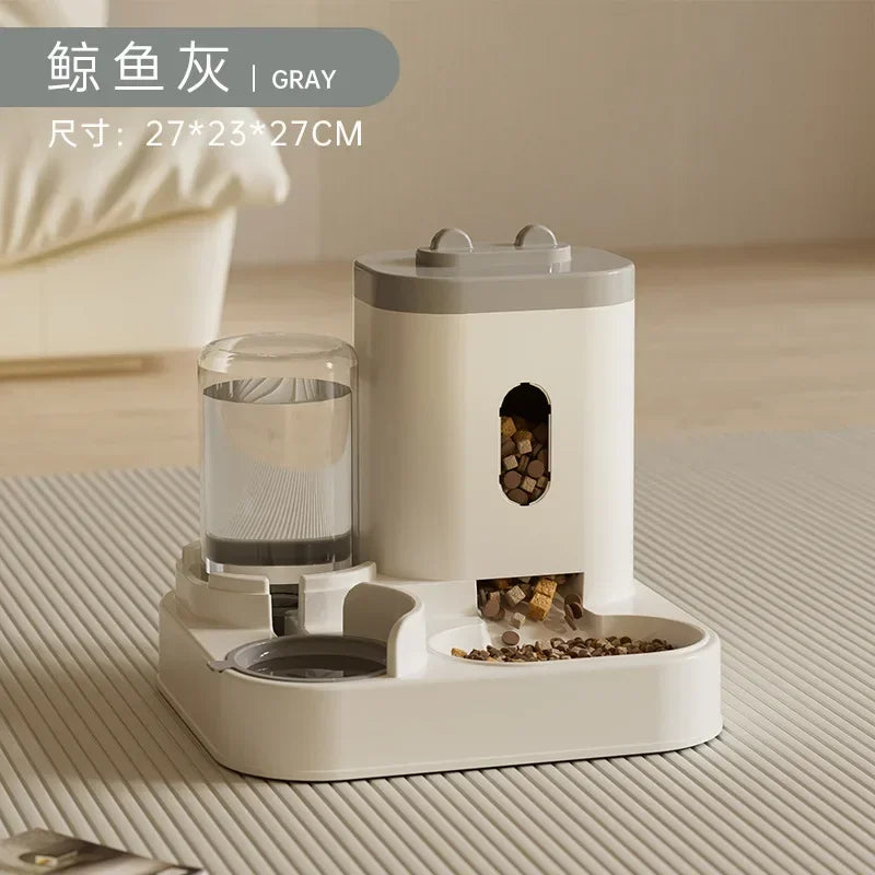 2-in-1 Pet Feeder & Water Dispenser for Cats and Dogs
