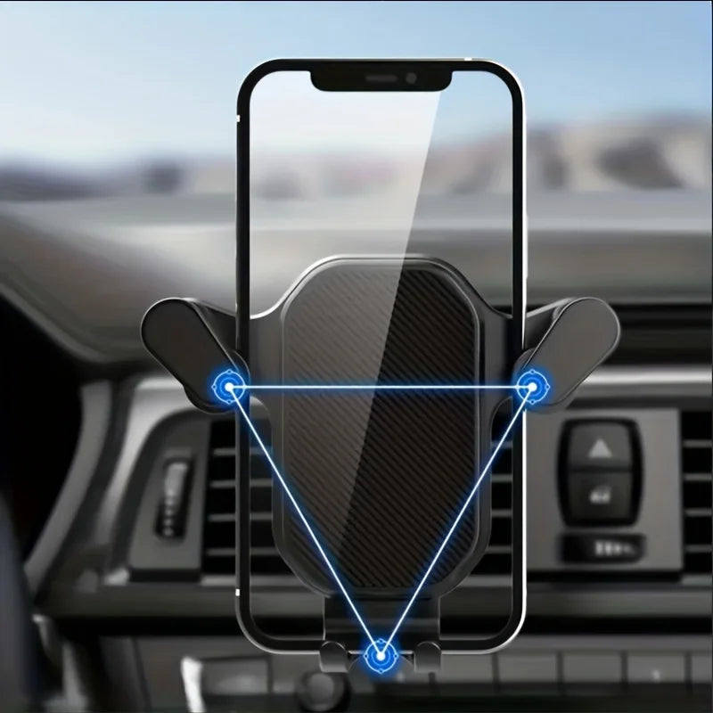 360° Gravity Car Phone Holder – Secure One-Hand Mount for Any Smartphone